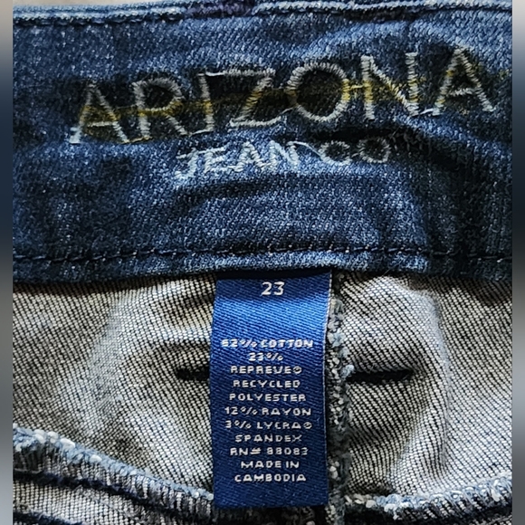 Arizona high rise curvy skinny style jeans Size 23 NEW without tags - Picture 5 of 7
